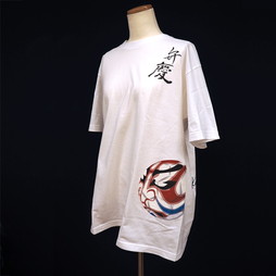 Kabuki×nesnoo コラボＴシャツ　弁慶　ホワイトXS（150）