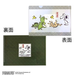 SNOOPY×鳥獣戯画　A5クリアファイル（相撲）